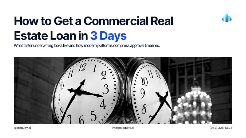 How to Get a Commercial Real Estate Loan in 3 Days 10 commercial loan
