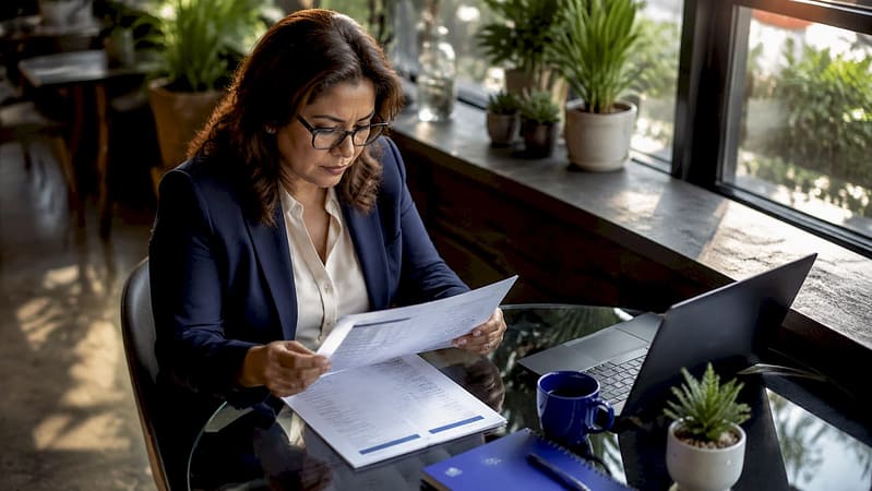 Working Capital Financing: A Guide for Business Owners 4 Businesswoman reviewing financial documents at desk