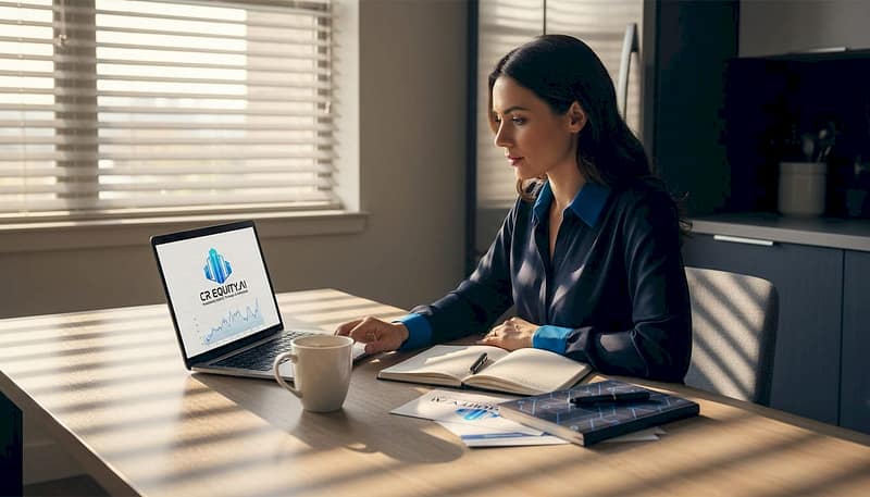 Real-time lender matching: Your guide to fast funding 7 Woman uses laptop to seek online loan offers