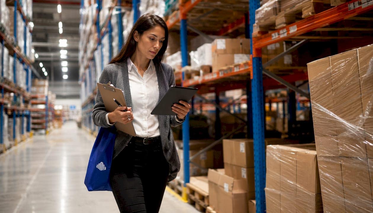 Asset-Based Credit Lines Explained for Business Owners 3 Field auditor inspecting business inventory in warehouse
