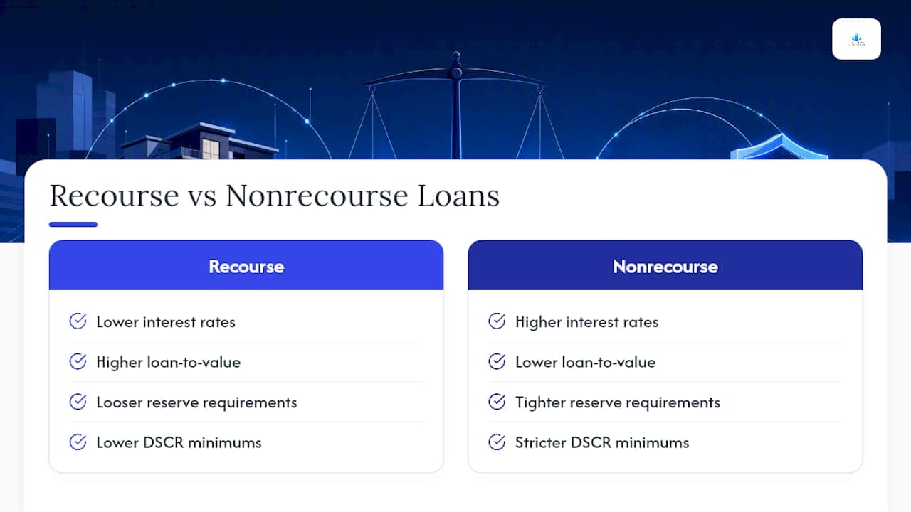 Recourse and nonrecourse loan comparison